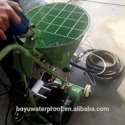 Función de resina de inyección Pared de mano máquina de cemento de yeso para el concreto de colada