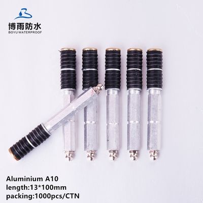 Embalaje de inyección impermeable para agua 13 * 80mm A8 para aluminio de caucho de cemento
