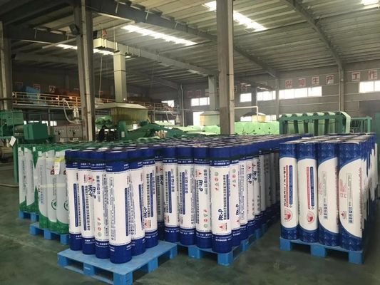 Materiales enrollados de poliéster compuesto de polímero para la construcción de casas de techo y túneles ferroviarios