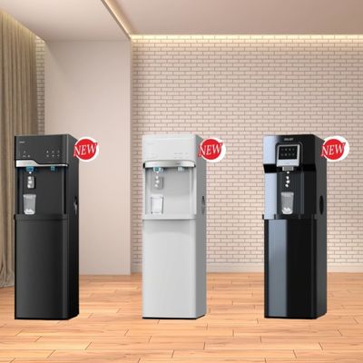 Dispensador de agua de mesa controlado por aplicación con máquina de hielo de balas y nuggets NO RV