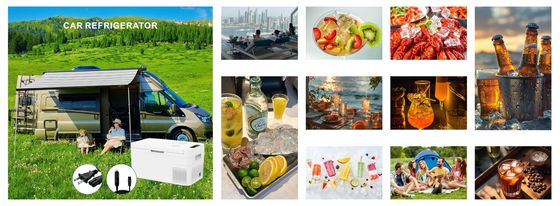 Refrigerador de coche de viaje al aire libre con enfriamiento rápido y opciones personalizables