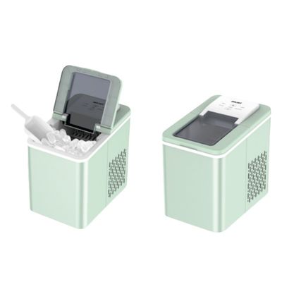Personalización 1.8L Capacidad de agua Operación silenciosa Automóvil de aire libre DC Ice Maker Bullet Ice