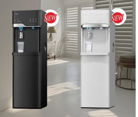 Dispensador de agua de pie con carcasa de acero inoxidable para fabricante de hielo de balas y pepitas