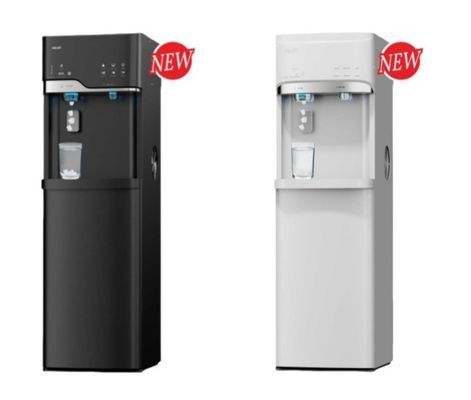 Dispensador de agua de pie con carcasa de acero inoxidable para fabricante de hielo de balas y pepitas