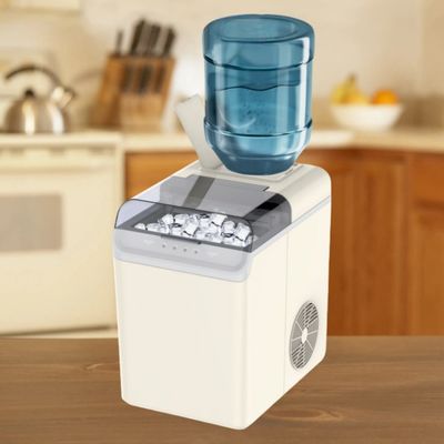Fabricante de hielo de acero inoxidable para la cocina con capacidad de agua de 4.0L y funcionamiento silencioso
