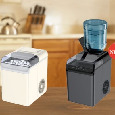 Fabricante de hielo de acero inoxidable para la cocina con capacidad de agua de 4.0L y funcionamiento silencioso