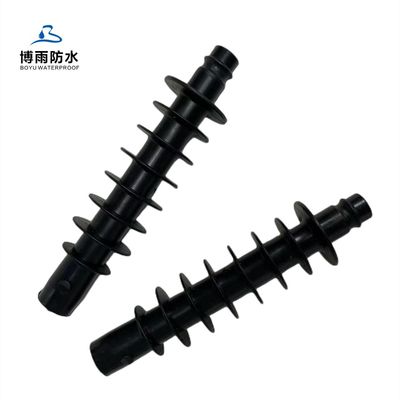 Envasadores de inyección de PU 14 * 110mm Envasadores cónicos de nylon negro con estilo de diseño contemporáneo