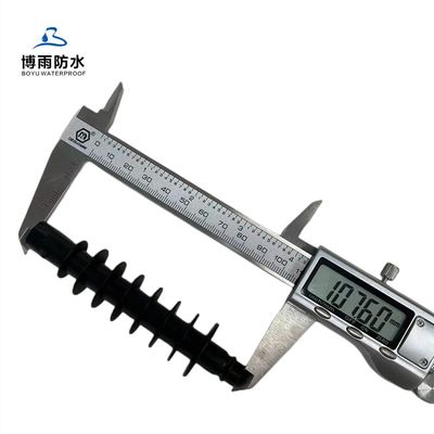 Envasadores de inyección de PU 14 * 110mm Envasadores cónicos de nylon negro con estilo de diseño contemporáneo