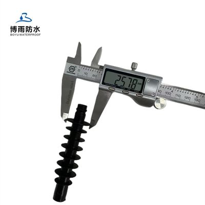 Envasadores de inyección de PU 14 * 110mm Envasadores cónicos de nylon negro con estilo de diseño contemporáneo