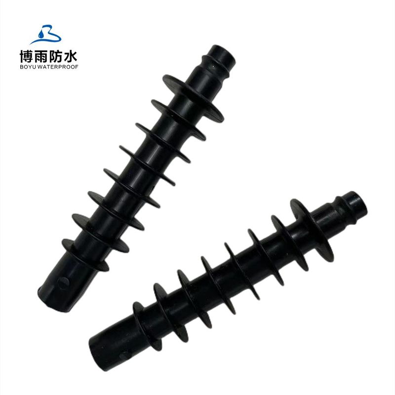 Envasadores de inyección de PU 14 * 110mm Envasadores cónicos de nylon negro con estilo de diseño contemporáneo